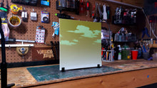 Load image into Gallery viewer, "Emerald Sky" IKEA Detolf Action Figure Diorama Background 14"x14"