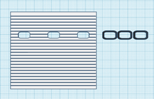Load image into Gallery viewer, 1:12 scale garage door 3D model