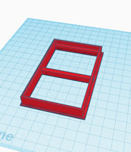 Load image into Gallery viewer, 1:12 Scale Two-Pane Window .stl file