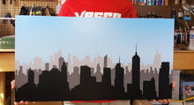 Load image into Gallery viewer, City Skyline Silhouette Day 30" x 16"