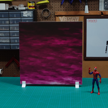 Load image into Gallery viewer, "Pink Sky" IKEA Detolf Action Figure Diorama Background 14"x14"
