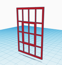 Load image into Gallery viewer, 1:12 Scale Warehouse Windows .stl file
