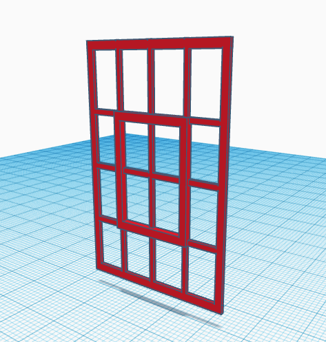 1:12 Scale Warehouse Windows .stl file