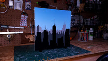 Load image into Gallery viewer, IKEA Detolf City Skyline Silouhette Backdrop
